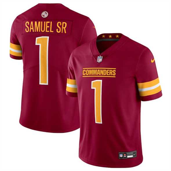 Men & Women & Youth Washington Commanders #1 Deebo Samuel Sr Burgundy 2025 Vapor Limited Stitched Jersey,We sell and wholesale Men & Women & Youth Washington Commanders #1 Deebo Samuel Sr Burgundy 2025 Vapor Limited Stitched Jersey on line form chian!